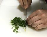 夏の肴に竹輪と茗荷ときゅうりの梅和え作り方5写真