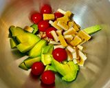 丸天☆アボカド☆クリチ☆ミニトマトの納豆麹和え♡作り方6写真