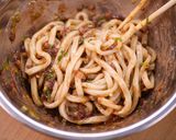 ぶっ濃い濃厚ソースのもっちり油うどん🤩作り方4写真