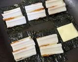 おつまみ韓国海苔巻きとろっ!チーズちくわ作り方2写真