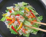 塩レモン風味の海鮮サボ入り焼きそば作り方5写真