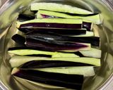 なすの豚肉巻きのネギダレ乗せ〜♪作り方1写真