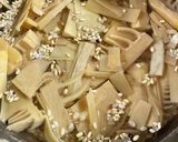 簡単　シーチキンたけのこ炊き込みご飯作り方5写真