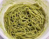 青汁とバジル♪お手軽にジェノベーゼパスタ作り方5写真