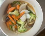お一人様クリーミーおこわ味豆腐野菜炒め作り方14写真