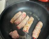 絶品！紅生姜入りの肉巻きちくわ作り方4写真