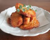 そば粉衣の鶏胸肉わさびマヨ醤油から揚げ作り方4写真