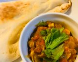 冷凍ナン＆カレーのかんたんプレート作り方1写真
