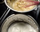 Wチーズケーキ風ケーキ作り方2写真