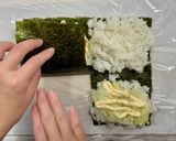 たたむだけ★簡単フライドチキンおにぎらず作り方6写真