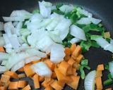 ササッと三色チャーハン作り方1写真