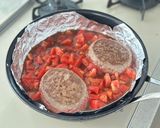 トマト煮込みハンバーグ作り方5写真