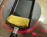 卵１個でふんわり。だし巻き卵作り方6写真