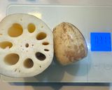 さつまいもと蓮根の炒め煮作り方1写真
