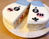 可愛いキャラクターケーキ🐾ハチワレ作り方11写真
