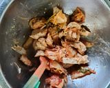 鶏むねキムチ丼作り方3写真