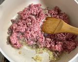 ひき肉のとん平焼き作り方4写真