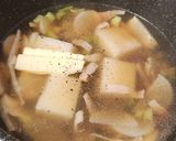 大根の葉でスープ餅☆バター醤油☆お弁当作り方2写真