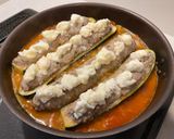 絶品!ズッキーニの肉詰め作り方8写真