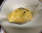 お弁当卵1個レンチン90秒⭐︎塩昆布卵焼き作り方5写真