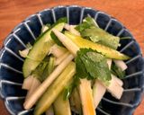 長芋と三つ葉のポン酢サラダ作り方4写真
