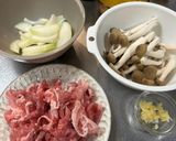 豚肉のマヨカレー炒め作り方1写真