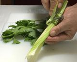 桃とセロリと生ハムの冷製パスタ作り方8写真