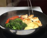鶏ムネ肉とブロッコリーのXmasエチュベ作り方14写真