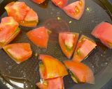 卵とトマトのワンパンパスタ⭐︎もちもち作り方1写真