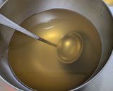 黄金色の本格鶏ガラスープ(青湯スープ)作り方7写真