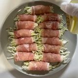 豚とキャベツのレンジ蒸し！簡単香味ソース作り方2写真