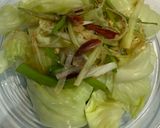 茹キャベツのニンニクネギ辛中華ソースかけ作り方5写真