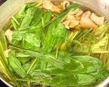 【野菜ソムリエ】京壬生菜と豚肉の温蕎麦作り方3写真