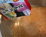 ガシラ煮干で昆布と椎茸の豚骨醤油ラーメン作り方8写真