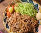 食材２つ【豚こま肉のスタミナ焼き】作り方4写真