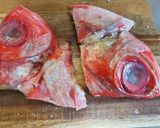 金目鯛と新じゃがの甘辛煮付け作り方1写真