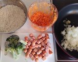 古米でも美味☆フライパンでカレーピラフ作り方2写真
