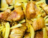 生成カレー粉ルー＆レトルト●ポークチーズカレー作り方1写真