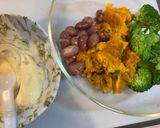 南瓜と金時豆のサラダ🎃作り方2写真