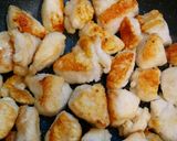 鶏むね肉とナスとピーマン甘酢炒め作り方3写真