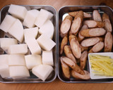 味しみしみ豚バラ大根とごぼうの生姜煮🤤💖作り方1写真