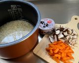 焼き鳥缶で炊き込みご飯作り方2写真