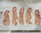 レンジで時短！人参といんげんの彩り肉巻き作り方5写真