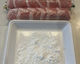 豚肉ぐるぐるチーズ野菜巻き作り方6写真