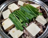 超簡単!白菜とキノコのもつ鍋!作り方6写真