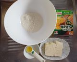 簡単♡豆腐で栗かぼちゃパン♪作り方1写真