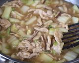 生姜香る♪豚こまと白菜の中華あんかけ作り方4写真