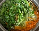 新玉ねぎと水菜のドレッシングサラダ♪作り方3写真