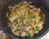 蓮根と鶏肉とオクラの照り煮作り方6写真