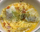 卵とトマトの洋風ワンタンスープ♪作り方6写真